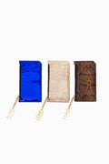WHY NOTE!? BLUE MIRROR MINI WALLET