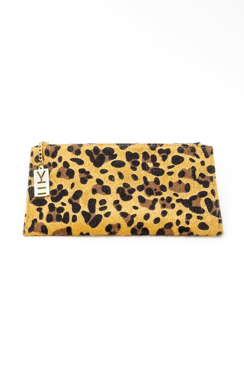 WHY NOTE!? LEOPARD PRINT X-LARGE WALLET