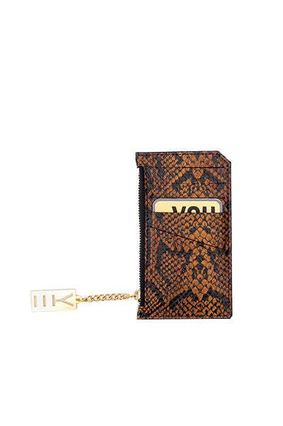 WHY NOTE!? SNAKE MIRROR MINI WALLET