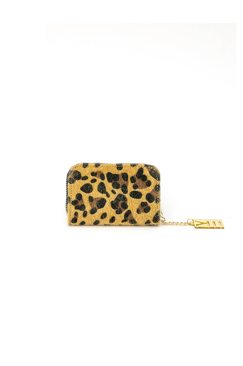 WHY NOTE!? LEOPARD MIRROR EFFECT COIN HOLDER